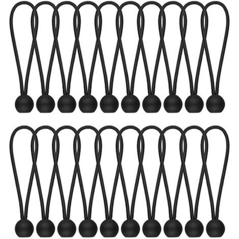 20 Stück Bungee-seile Für Bungee-plane, Bungee-plane, Seilbinder Für Banner, Planen, Pavillons, Zelte, Bungee-zelthaken, Planenhalter, Fahnenmasten.
