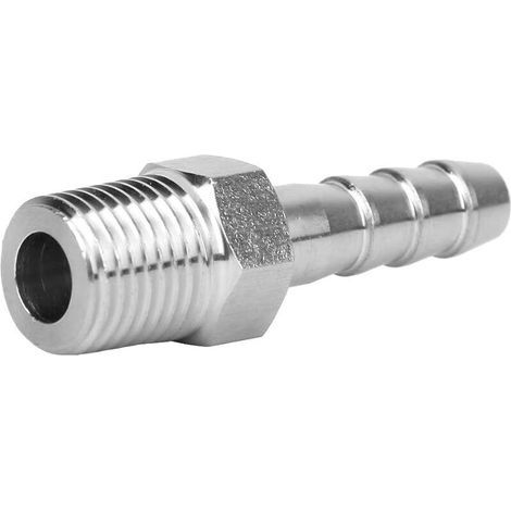 1/4-zoll-steckverbindung, 304-edelstahl-außengewindeanschluss, Schnellmontage Für Pneumatische Geräte, Luftschlauchanschluss (bspt1/4–6 Mm)