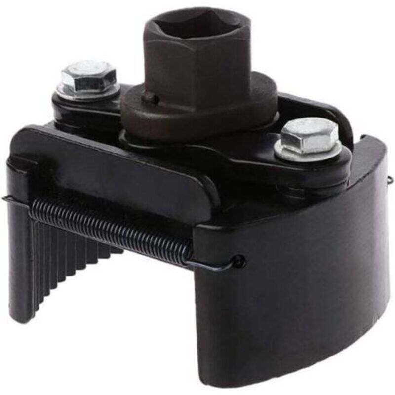 Verstellbarer, Quadratischer Ölfilterschlüssel, 1/2 Zoll, Verstellbar Von 60–80 Mm, Robuster Schwarzer Stahl, Schnelle Montage Für Hartnäckige Filter