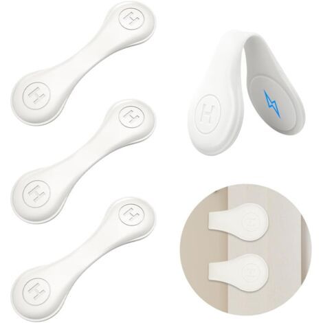 3er-pack Magnetische Duschvorhang-clips – Wasserdichte, Spritzwassergeschützte Aufkleber, Einfach Zu Installieren, Für Duschvorhänge (weiß)