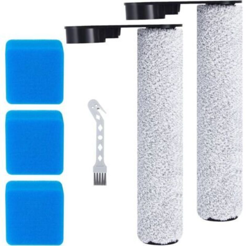 Pr-kit Für Bürstenzubehör Für Eureka New430, Für Jonr Ed12-zubehör Für Wasser- Und Beutelsauger, 2 Bürstenrollen, 3 Hepa-filter + 1 Reinigungsbürste