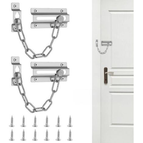 Set Mit 2 Scheunentürhaken, Haken- Und Ösenriegel, Verschiebbarer Scheunenriegel, Edelstahl-kabinenhaken, Innentürriegel Mit Befestigungsschrauben