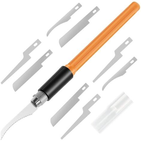 Ergonomische, Rutschfeste Handsäge, Messerscharfe Hobbysäge, Exquisites Und Langlebiges Bastelwerkzeug Mit 9 Klingen Zum Schnitzen Und Beschneiden
