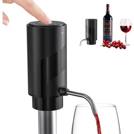 Elektrischer Weinbelüfter, Automatischer Reifenfüller, Tragbarer Weinverteiler Mit Knopf, Wiederaufladbarer Weinbehälter