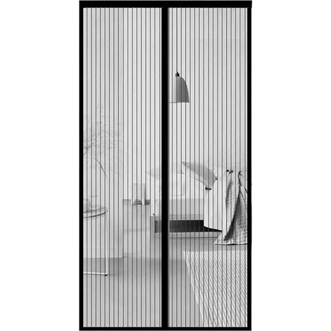 Anti-moustiques Rideau De Porte – Automatischer Insektenschutz Und Atemschutz, Adaptiert An Türen, Türen Und Eingänge – Moustiquaire-kompatibel Mit Tieren (95 × 210 Cm)