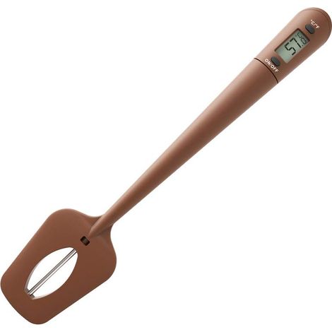Digitaler Pfannenwender Mit Thermometer, Silikon-küchenspatel Mit Thermometer, Präzise Temperaturregelung, Vielfältige Verwendungsmöglichkeiten Zum Rühren Verschiedener Lebensmittel (schokolade)