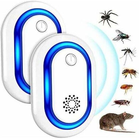 Ultraschall-abwehrmittel, Ultraschall-mäuseabwehrmittel, Anti-nagetier-insekten-anti-mücken-mittel, Vielseitig Einsetzbar, Anti-ratten, Ameisen, Kakerlaken, Nagetierschädlinge, 100 % Sicher Für Mensch
