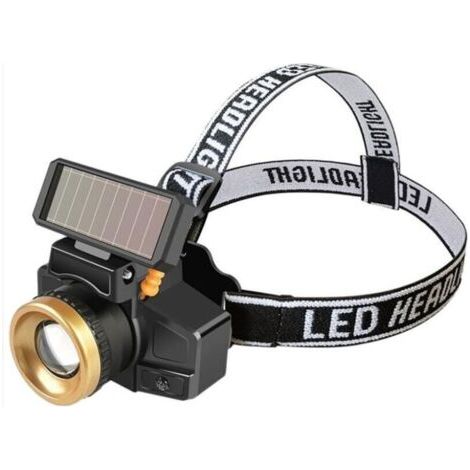 1 Stück Solar-led-scheinwerfer Im Freien Wasserdichter Lichtsensor Für Camping Wandern Laufen Angeln