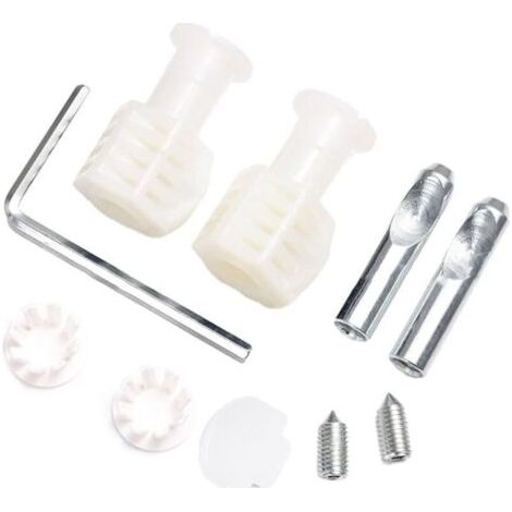 2er-pack Toilettentankschrauben, Weiß Verzinktes Befestigungsschrauben-set Für Toilettenwandaufhängung Für Toilette