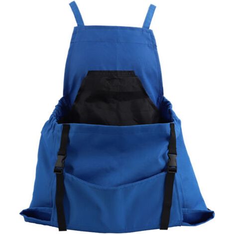Outdoor-ernteschürze, Blau, 5060 Cm, 1 Stück Garten- Und Ernteschürze, Rucksack, Werkzeugschürze, Erntetasche.
