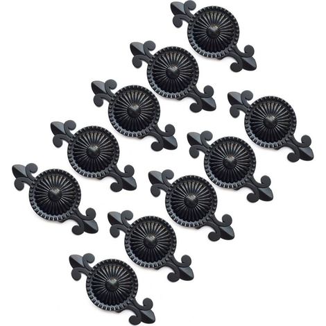 10 Stück (schwarz) Schrankgriff, Schrankknöpfe, Möbelknöpfe, Schubladenknöpfe, Möbelgriffe, Knauf Für Schrank, Schublade