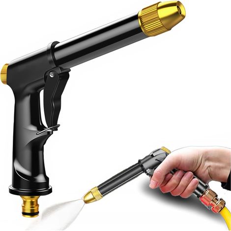 Arrosage-pistole Aus Metall Lance Haute Pression Von Arrosage Lance À Eau Mit Rallonge Métallique Professionnelle Arrosage-pistole Jardin Anti-fuite Pour Jardin Voitures Et Animaux
