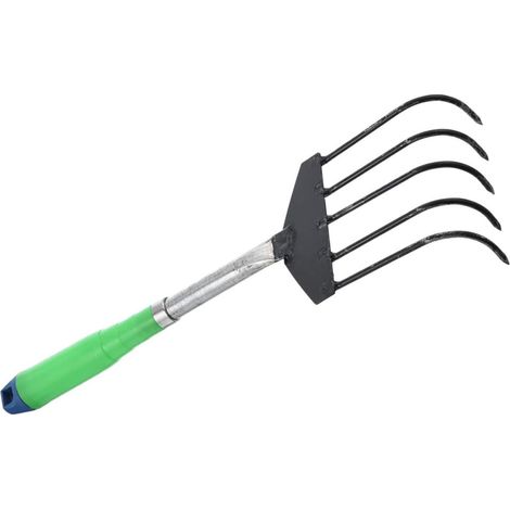 Râteau À Griffes Couleur Aléatoire En Acier Inoxydable Für Récolte De Palourdes Et Coquillages 5 Dents Solide Für Fouille De Coquillages Sur Plage Outil Domestique
