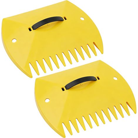 Griffeuse À Feuilles Und Cueillette De Feuilles Pour Le Jardinage - Werkzeug Mit Griffen Für Die Sammlung Von Déchets Râteau À Feuilles Portatif - Jardin, Débris, Jardinage, Gazon, Pelouse, Activités