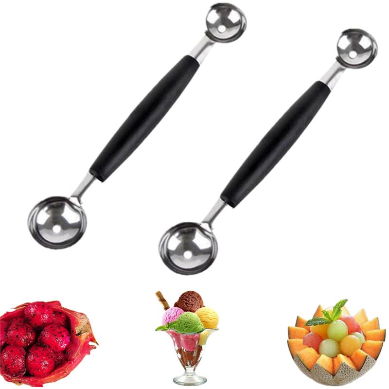 Mit Doppelter Extremität Glasieren, Melonenblätter Und Edelstahl-edelstahl, Melonenscheiben Und -blätter.