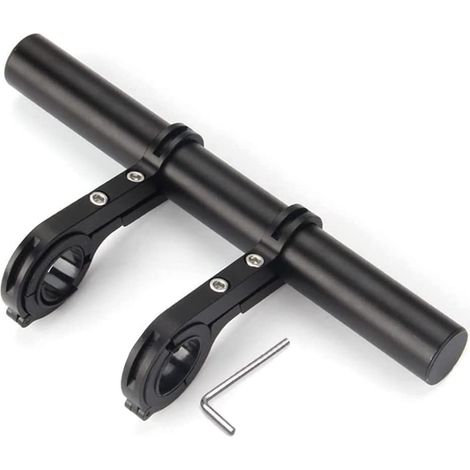 Anschweißbare Fahrradlenkerverlängerung - 20 Cm Schwarz -