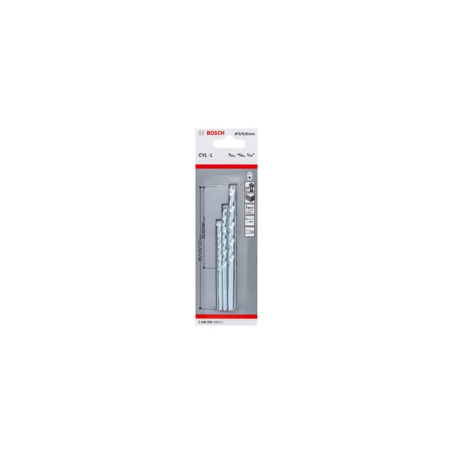 Bosch CYL-1 Steinbohrer-Set 3tlg. 5/6/8 mm - 2608590127