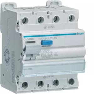 Hager FI-SCH Fehlerstromschutzschalter 40A 30mA 10kA