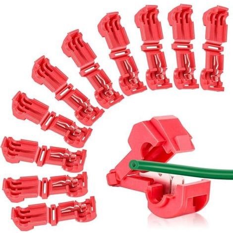 10 Stück Anschlussklemmen Für Peripheriekabel-ladestation Für Rasenmäherroboter, T-stecker, Schnellverbinder, Rasenmäherroboter Husqvarna Automower, Worx, Bosch, Gardena