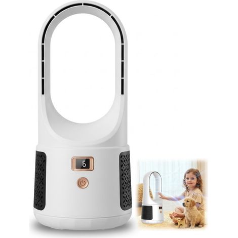 Ventilator Ohne Lüfter: Kompakter Und Leiser Büroventilator Mit 6-stufiger Taststeuerung – Usb-stromversorgung Für Einen Langlebigen Stromanschluss Und Eine Einfache Reinigung – Luftzirkulation