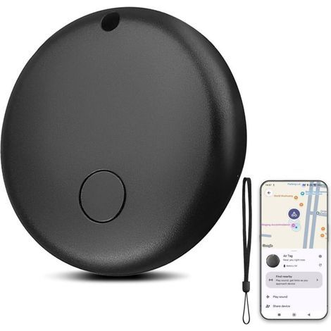 Schwarzer Smart Tag-fahrzeug-gps-tracker (android-version) – Kompatibel Mit Der Google-anwendung „locate“ (nur Android)