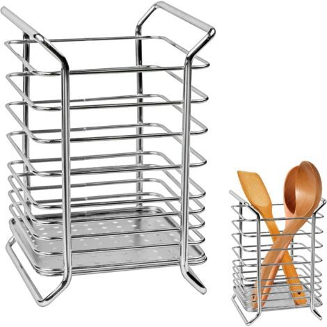 Küchenutensilienhalter, Küchenutensilienhalter Aus Metall, Leicht Zu Reinigender Küchenutensilienhalter, Küchenutensilienhalter Im Offenen Design, Atmungsaktiver Und Leicht Zu Trocknender Küchenutensi
