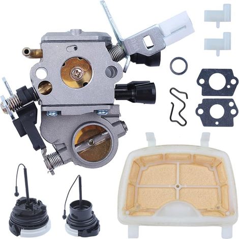 Vergasersatz Für Stihl Ms171 Ms181 Ms211 Kettensäge, Inklusive Vergaser, Luftfilter Und Zündkerze.
