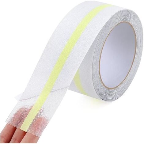 Anti-rutsch-klebeband Für Treppen, 5 Cm, 5 M, Phosphoreszierendes Anti-rutsch-klebeband, Anti-rutsch-traktionsband, Transparent, Für Den Innen-/außenbereich