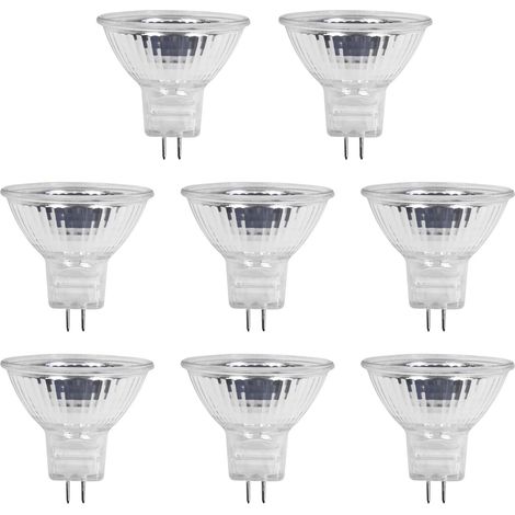 Ampullen Mit Mr11-halogenlampen, 12 V, 20 W, Gu4, Variable Intensität, Weißes Licht 2700 K, Halogenlampen Mit Gu4-strahlung Für Möbel Und Beleuchtung – 8 Stück