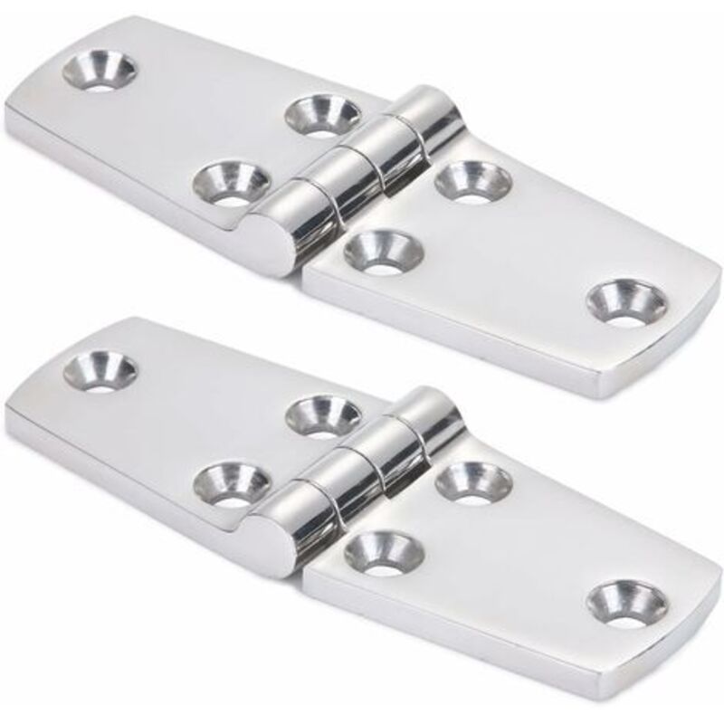 Schiffsscharnier, Edelstahl 316, 102 X 38 Mm, Schranktürscharnier, Verwendet Für Boote, Yachten, Türscharniere, Schrankscharniere, Verbindungsscharniere, 2 Stück