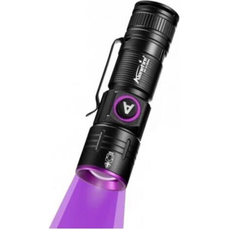 Sv112 Uv-led-taschenlampe, 365 Nm, Kleiner Usb-wiederaufladbarer Zoom, Mini-ultraviolettlampe, Schwarzlicht-urindetektor Für Harz, Angeln, Skorpion, Mineralien, Bernstein, Mit Eingebauter Batterie