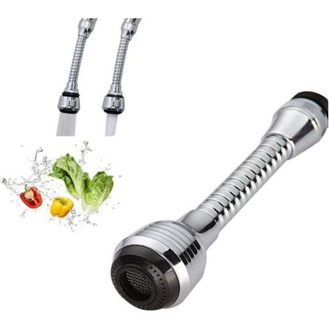 Schwenkbarer Wasserhahn, Wasserhahnverlängerung Für Küchenspüle, Dusche, Küchenarmaturverlängerung, Drehbarer Verlängerungsfilter, 360° Drehbarer Wasserhahnbelüfter, Für Küche Und Badezimmer