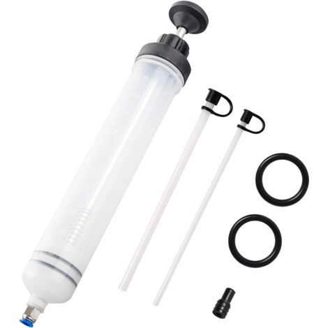 Ölspritze, 500 Ml, Ölsaugspritze, Transferpumpe, Bremsflüssigkeitsspritze Mit Verlängerungsrohr, Entleerungsspritze, Handpumpe