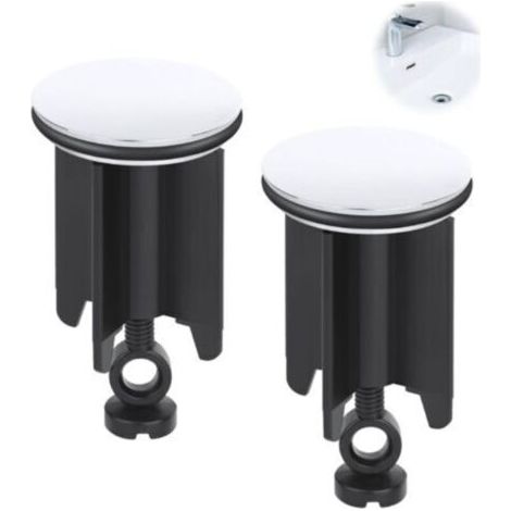 Teile Abflussstopfen, 40 Mm Waschbeckenstöpsel Für Badezimmer, Universeller Waschbeckenstöpsel, Höhenverstellbarer Abflussstopfen, Abflussstopfen Für Küchen- Und Badezimmerwaschbecken