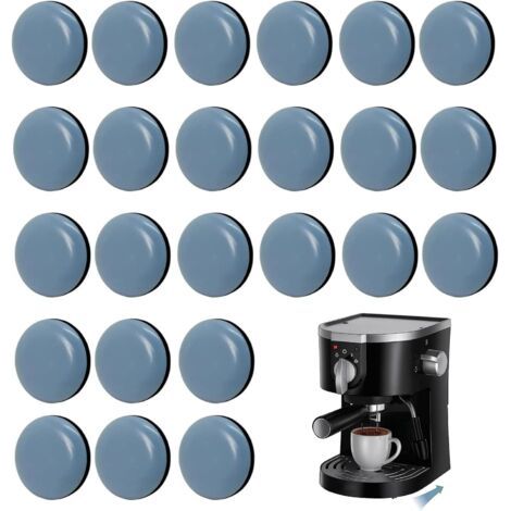 Möbelgleiter, 24 Stück, 20 Mm, Selbstklebende Ptfe- Und Teflon-möbelgleiter Für Stühle Und Sofas.