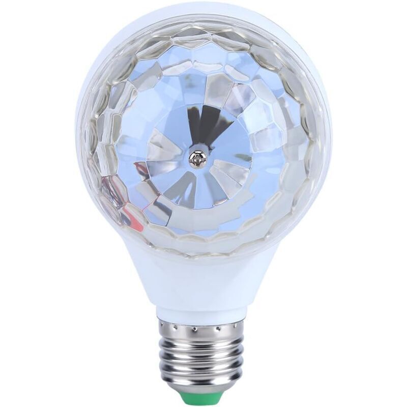 Ampullen Led E27, 6w Mehrfarbige Rotierende Led-stadiumseffektleuchte, Doppelkugel-led-rvb-led-leuchte