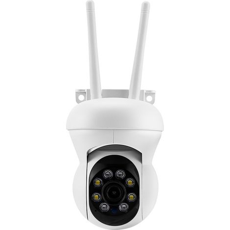 1 X Weiße Kabellose Ballmaschinen-überwachungskamera, Klein Und Intelligent, Für Wlan-heimnetzwerk Im Innenbereich.