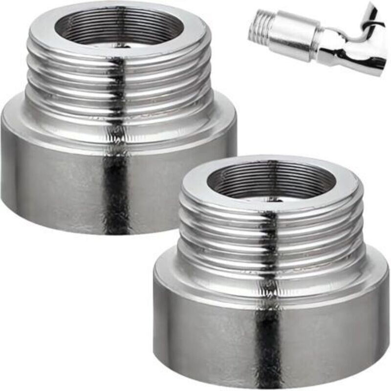 2er-set Hahnverlängerungen 3/4" X 10 Mm, 3/4" Ig X 3/4" Ag Dn20, Gewindeverlängerung Dn20, Edelstahl-verlängerungsarmatur 10 Mm, Anschlussverlängerung Für Heizungsinstallation