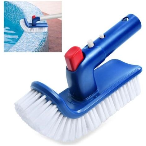 Brosse De Piscine Pour Marches Et Coins, Piscine Tête De Brosse, Brosse De Nettoyage Pour Piscine, Brosse Piscine Fond, Pour Piscine, Spa, Bain