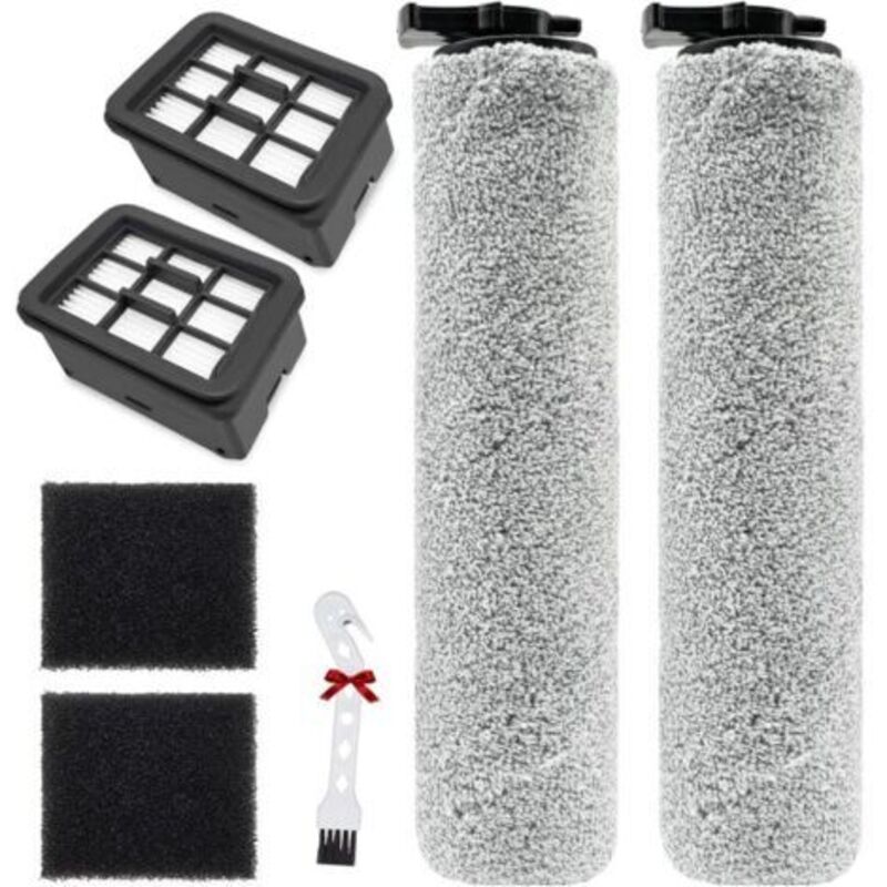 Zubehör Für Bissell Crosswave Hf3 3598n Austauschteile Für Wasser- Und Staubsaugerbeutel, 2 Rotierende Bürsten + 2 Hepa-filter + 1 Bürste