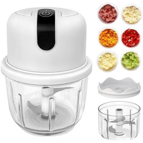 300 Ml Mini-multifunktions-elektrozerkleinerer Für Gemüse Und Zwiebeln, Obst Und Babynahrung.