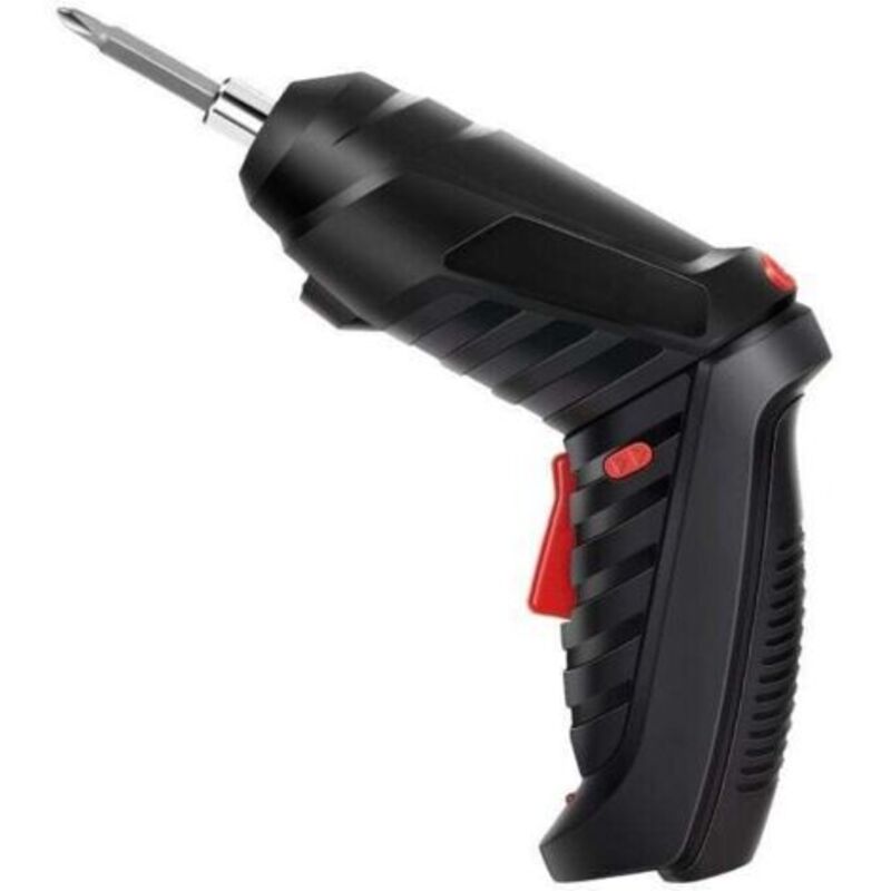 Perceuse Visseuse Sans Fil 3,6 Nm, Visseuse Devisseuse 1800 Mah 3,6 V + 47 Zubehörteile, 2 Drehsinne + Led-lampe, Usb-ladekabel, Ideal Für Handwerker, Installation Von Möbeln Und Spielen (schwarz)