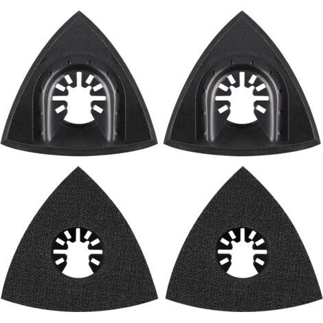 4 Stück Dreieckige Schleifpads 80 Mm Multi-tool-befestigungspad, Multi-tool-klinge