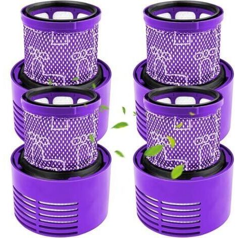 4er-pack Kompatibler Filter Mit Dyson V10, Staubsauger-zubehör, Zyklon-ersatzteil Für Staubsauger, Waschbar, Völlig Sauber