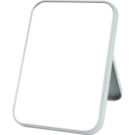 (grün) Tisch-schminkspiegel, Tragbarer Klappspiegel 20 X 14 Cm Mit Ständer, Um 90° Verstellbare Drehung, Hängender Schminkspiegel Für Badezimmer, Dusche, Rasur