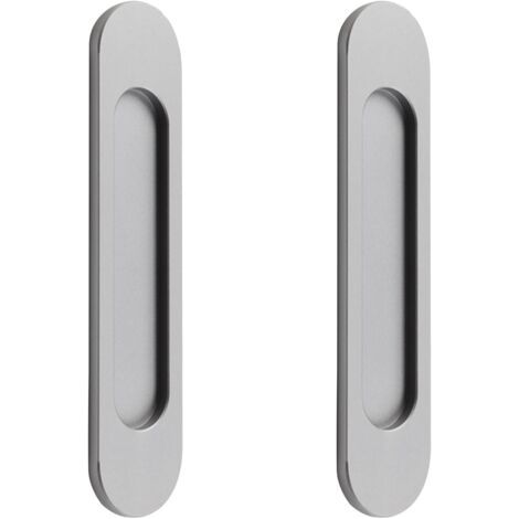 Schiebetürgriffe 2 X 18 Cm, Versenkte Aluminium-türgriffe Für Schiebetüren, Fenster Und Schränke, Kein Bohren Erforderlich, Nagelfreier Kleber Verwenden