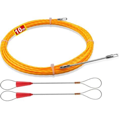 (3,0 Mm – 10 M) Elektrikernadel 10 M – Elektrischer Drahtzieher, Einziehbare Feder, Einziehbare Spirale, Drahtzieher, Feder Für Kabel Und Elektroinstallationen