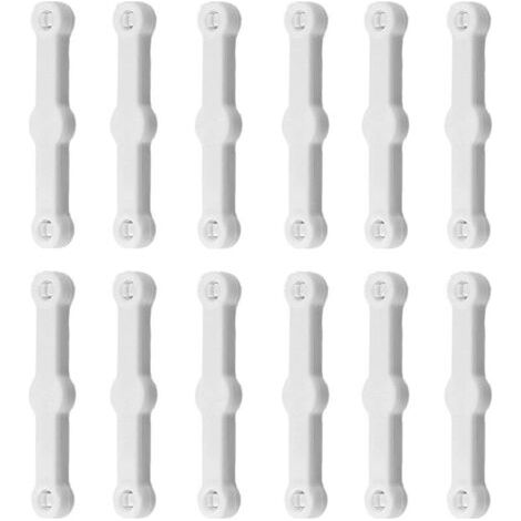 12 Stück Bandes De Fixation De Moustiquaire Anti-moustique, Support De Moustiquaire De Fenêtre Pratique, Clip De Moustiquaire De Fenêtre Sans Perforation, Filets Anti-insekten