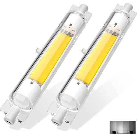 R7s Led-leuchtmittel, 118 Mm, Dimmbar, 13 W, Warmweiß 3000 K, Flimmerfrei, Linear, Ersetzt Eine 200 W J118-halogenlampe, 2000 Lm, R7s 360° Cob-led-röhren Für Projektor, 2er-set – Rapand