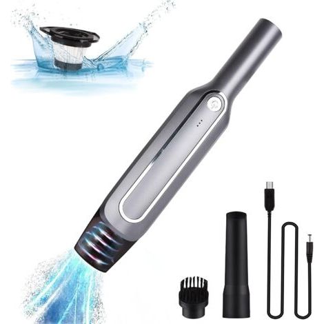 Staubsauger Ohne Filter, Tragbarer Staubsauger Ohne Filter Mit 6000 Pa, Wiederaufladbarer Staubsauger Für Kraftfahrzeuge Mit 2000 Mah, Mini-tischsauger Für Die Küche, Canapés Und Tiere